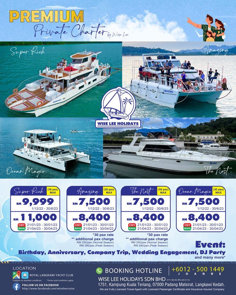 Premium Private Charter Cruise - Wise Lee Holidays Sunset Cruise